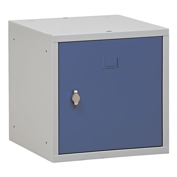 Gürkan Würfelschrank mit Vorhängeschloss grau, 38x38 cm - Stahl