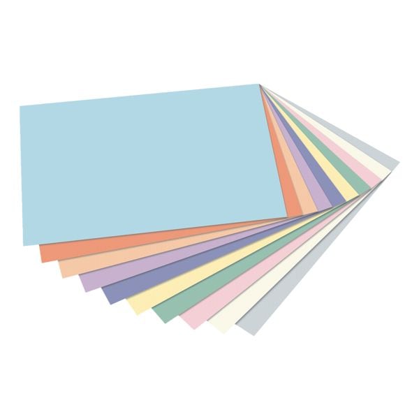 Tonpapier 130 g/m² 10 Farben pastell A4 100 Blatt
