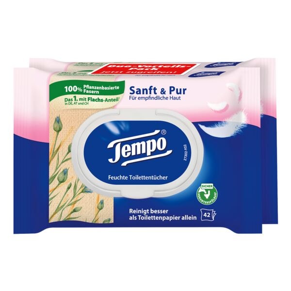 Doppelpack Feuchtes Toilettenpapier »Sanft & Pur«