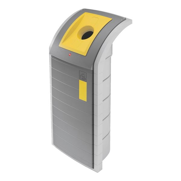 Hailo Mülleimer für Wertstoffe »Profiline WSB Design Plus XXL« 120 L grau grau, 50x110x47 cm