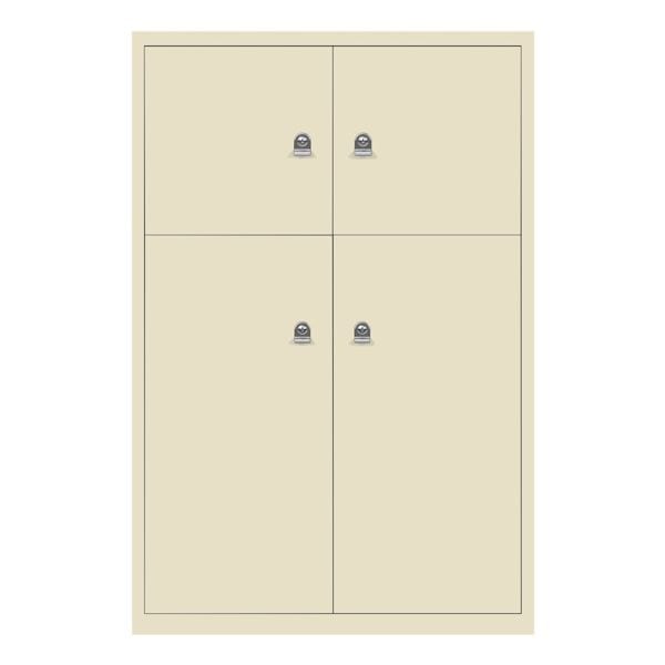 Schließfachschrank »Lateral File« 2 Abteile mit je 2 Fächern 122,5 cm hoch