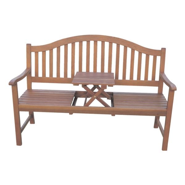 Garden Pleasure Holz-Gartenbank »Phuket« für 3 Personen braun, 150x105 cm