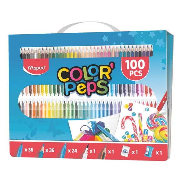100-tlg. Stifte-Set »Color'Peps«