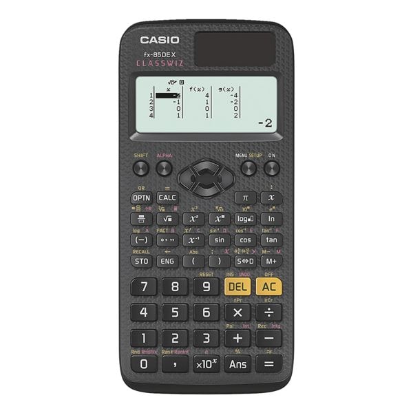 CASIO Schulrechner »FX-85DE X ClassWiz« grau, 7.7x1.1x16.6 cm