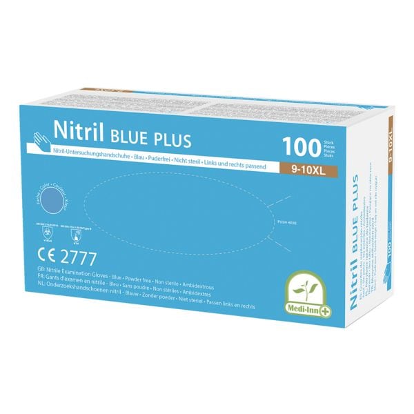 Einmalhandschuhe Nitril XL blau