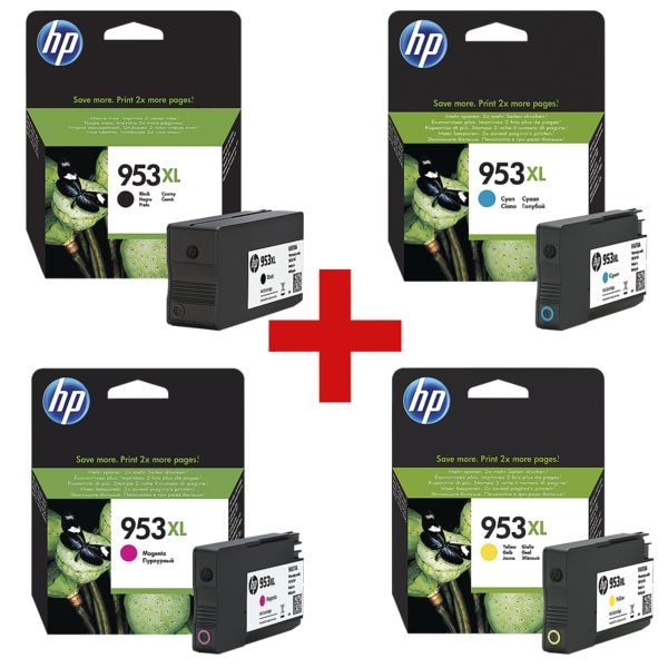 HP Tintenpatronen-Set »3HZ52AE« HP 953XL schwarz