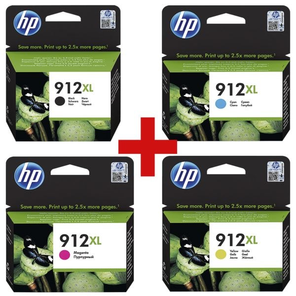 HP Tintenpatronen-Set »3YP34AE« HP 912XL schwarz
