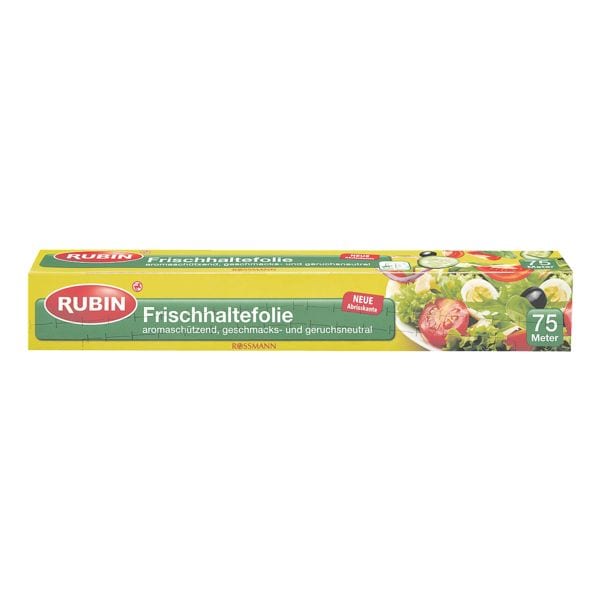 RUBIN Frischhaltefolie 30 cm x 75 m transparent