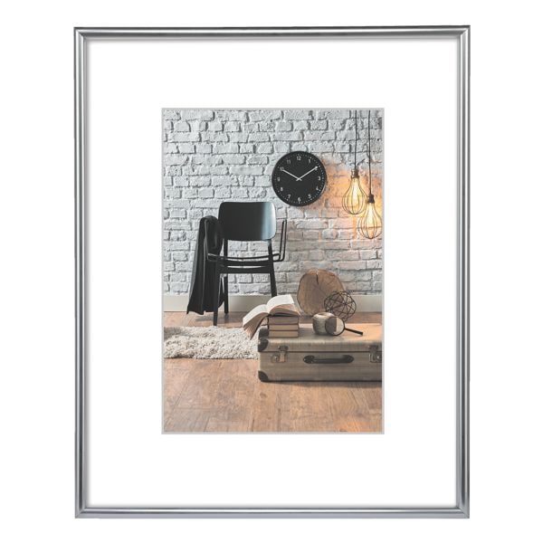 Hama Bilderrahmen »Sevilla«, 70 x 100 cm silber, 80x100x2 cm