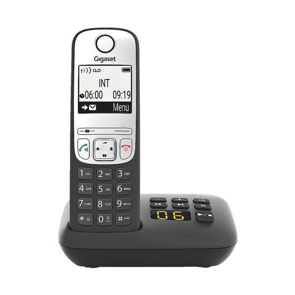 Schnurloses Telefon mit Anrufbeantworter »A690A« schwarz