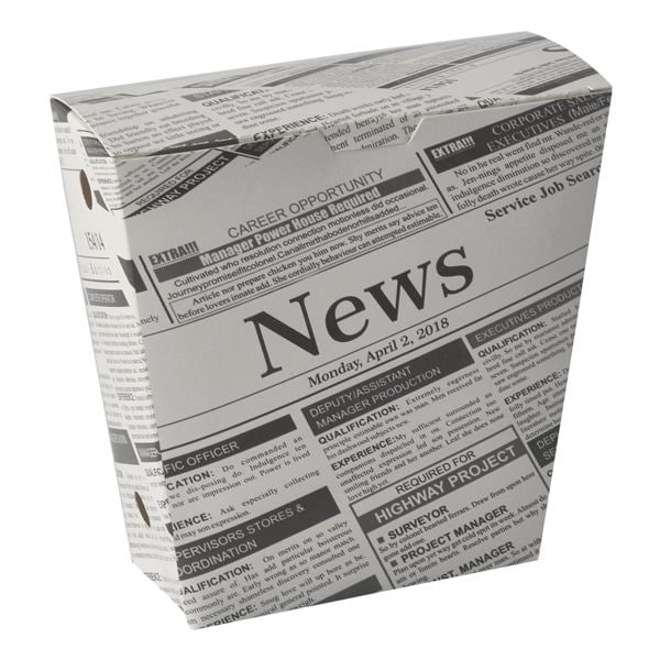 Pommes-Schütte »Newsprint« 1200 ml