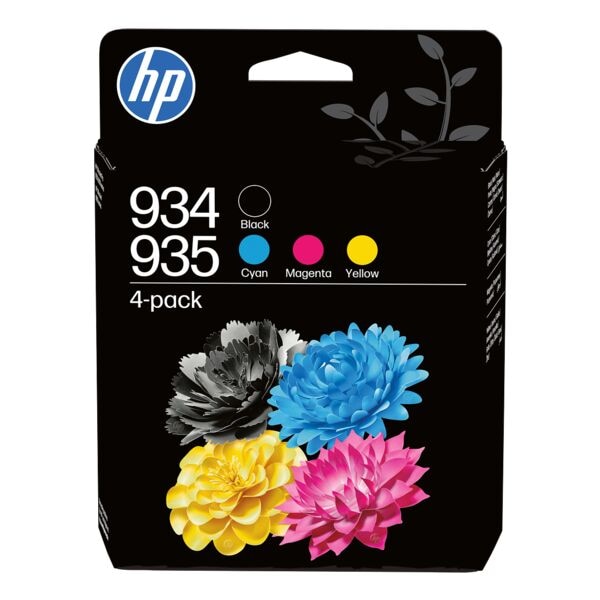 HP 4er-Set Tintenpatronen »6ZC72AE« HP 934 BK - HP 935 CMYK schwarz