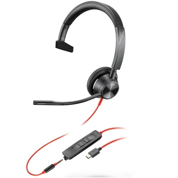 Headset »Blackwire C3315« monaural USB-C / 3,5 mm