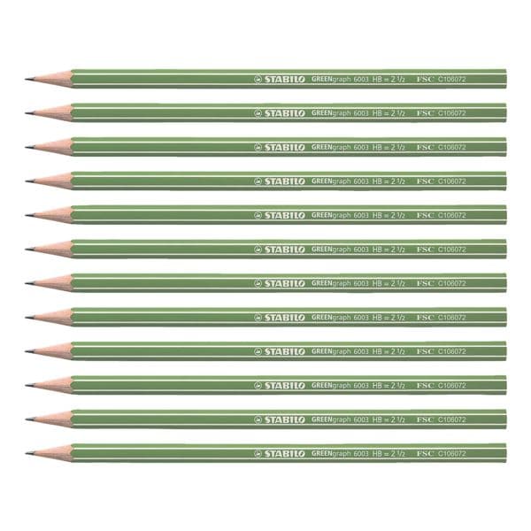 12er-Pack Holz-Bleistift »GREENgraph 6003«