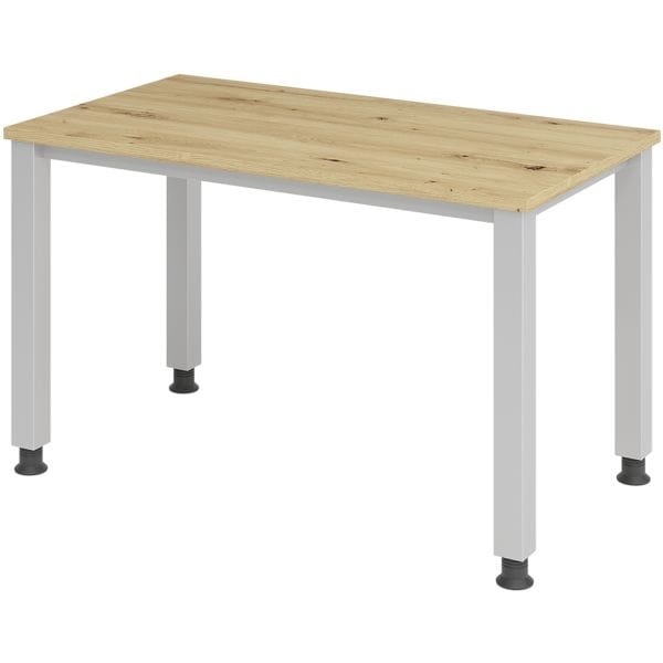 HAMMERBACHER Schreibtisch »Home Office« 120 cm breit und mechanisch höhenverstellbar bis 81 c braun, 120x81x67.2 cm