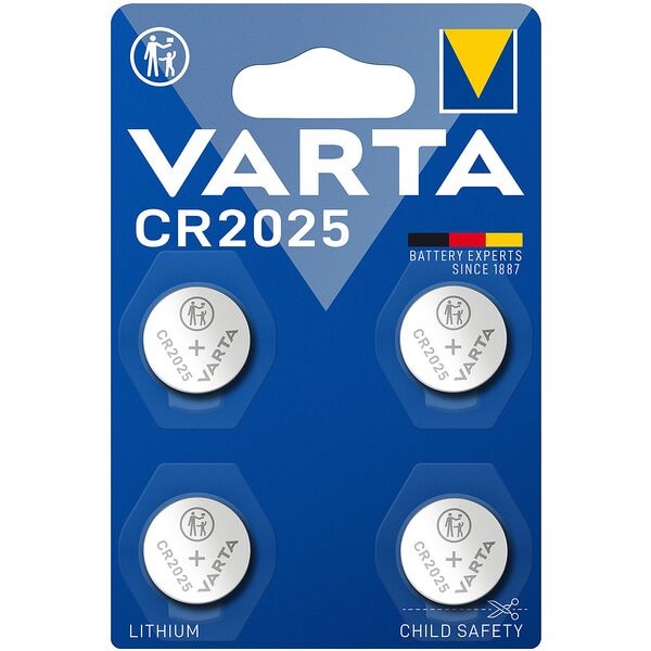 4er-Pack Knopfzellen »ELECTRONICS« CR2025
