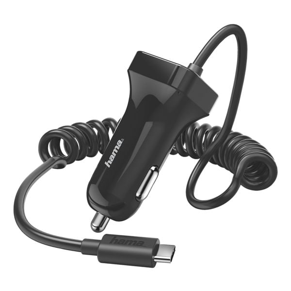Hama Kfz-Ladegerät USB Type-C, 1 m schwarz