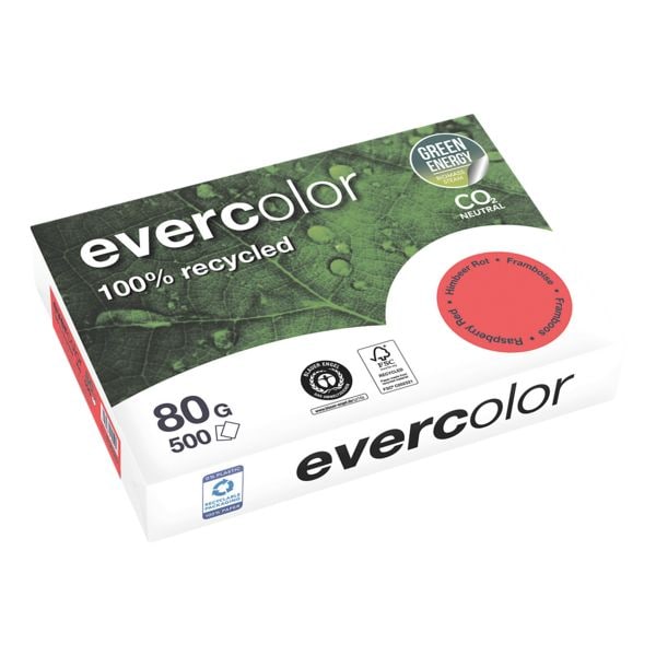 Farbiges Recyclingpapier »Evercolor« - Intensivfarben