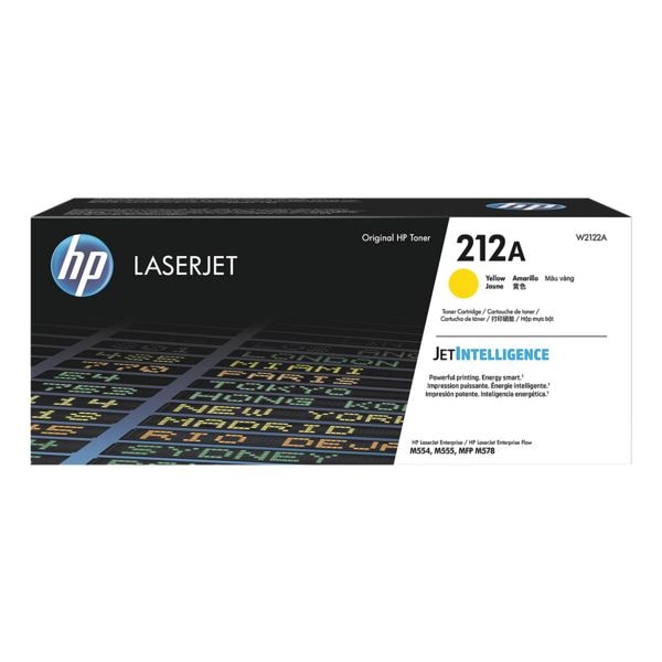 HP Druckkassette »W2122A« HP 212A gelb