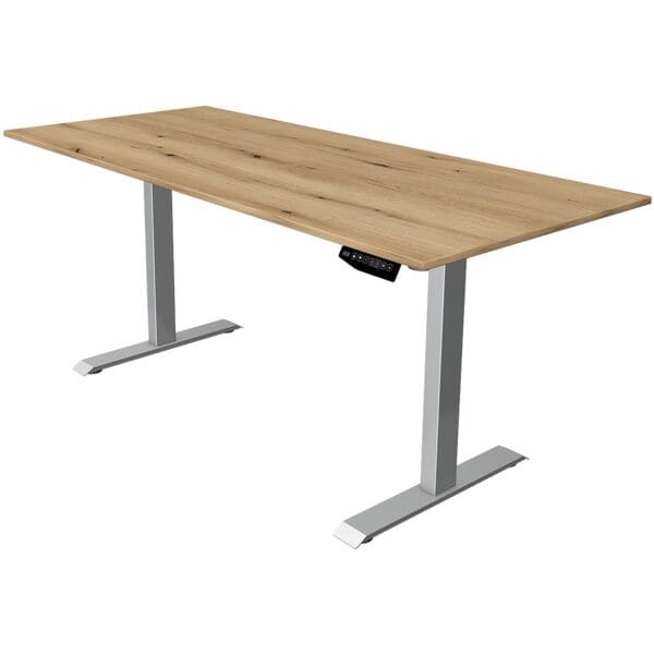 Kerkmann Höhenverstellbarer Steh-Sitz-Tisch (elektrisch) »Move 1« 180 cm braun, 180x120x80 cm