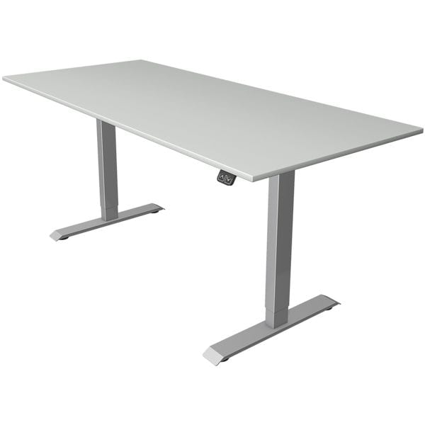 Kerkmann Höhenverstellbarer Steh-Sitz-Tisch (elektrisch) »Move 1« 180 cm grau, 180x120x80 cm