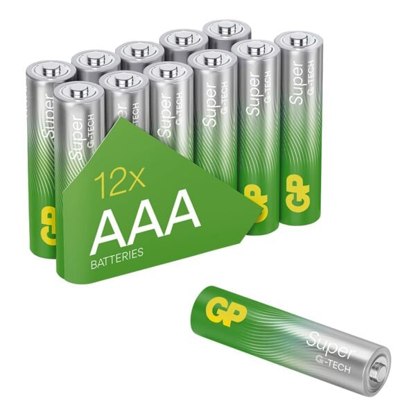 12er-Pack Batterien »Super Alkaline« Micro/ AAA / LR03