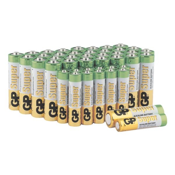 44er-Pack Batterien »Super Alkaline« 32x Mignon / AA / LR06, 12x Micro / AAA / L