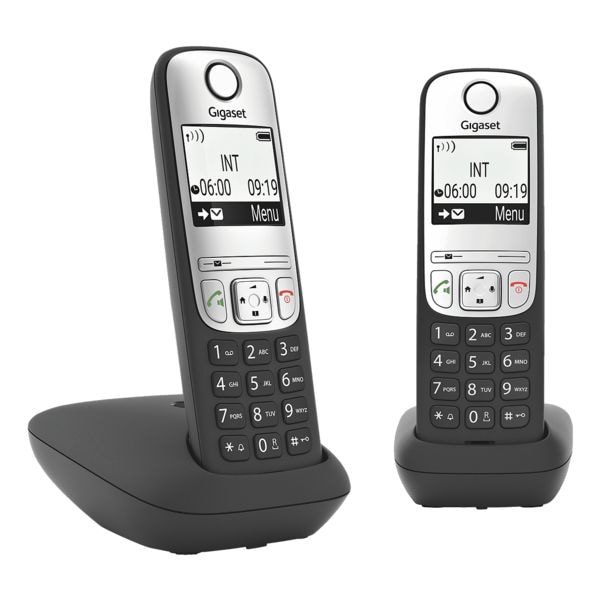 Schnurloses Telefon »Gigaset A690 Duo« schwarz