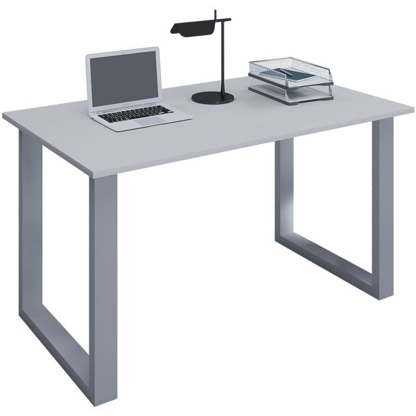 Schreibtisch »Lona« 110/50 cm Bügel-Fuß-Gestell silbern