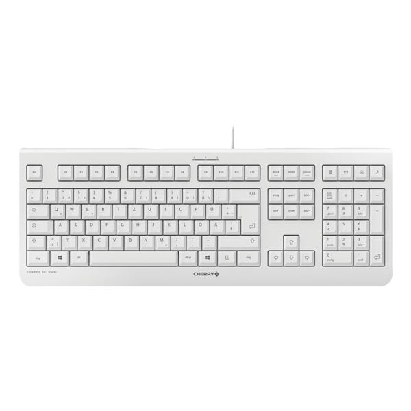 Kabelgebundene Tastatur »KC 1000« weiß-grau