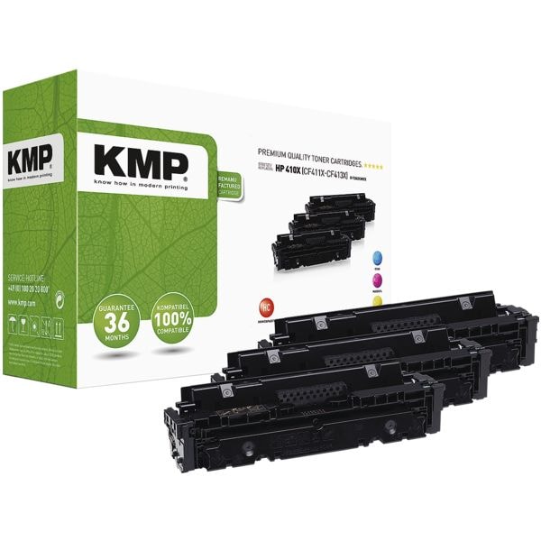 KMP Toner-Set ersetzt »HP 410X (CF252XM)« blau