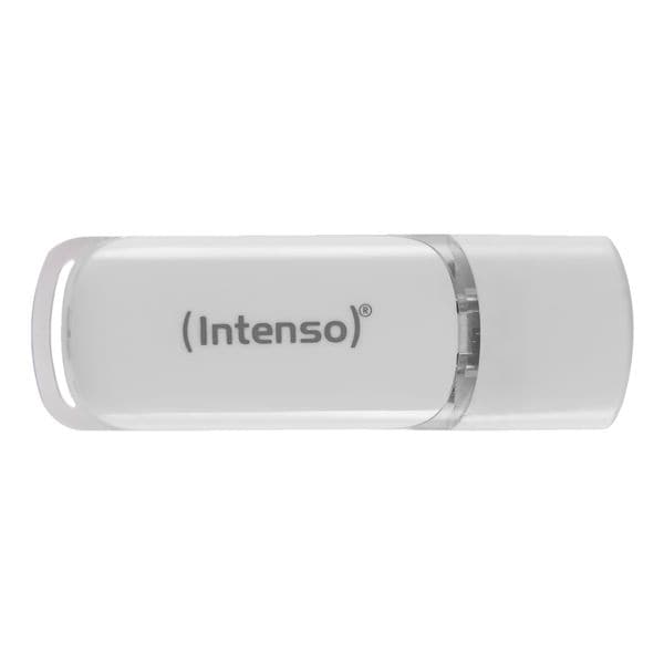 Intenso USB-Stick Typ C »Flash Line« 128 GB weiß, 6.3x0.8x2 cm