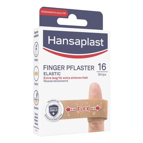 Hansaplast Fingerpflaster »Elastic« braun, 1.9x12 cm