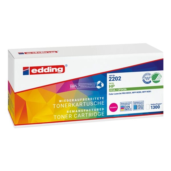 Edding Toner ersetzt HP »CF543A« Nr. 203A pink