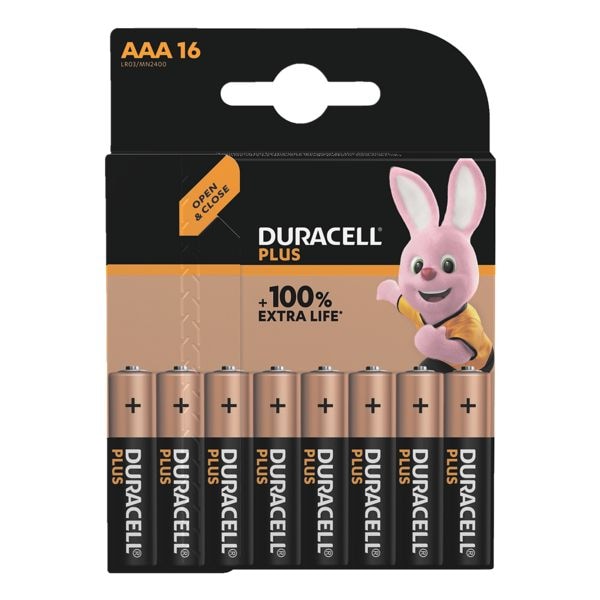 16er-Pack Batterien »Plus« Micro / AAA / LR03