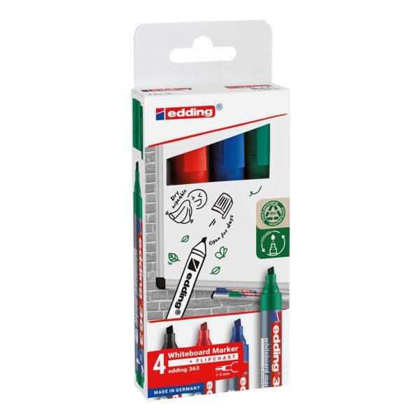 Edding 4er-Pack Whiteboard-Marker »363«