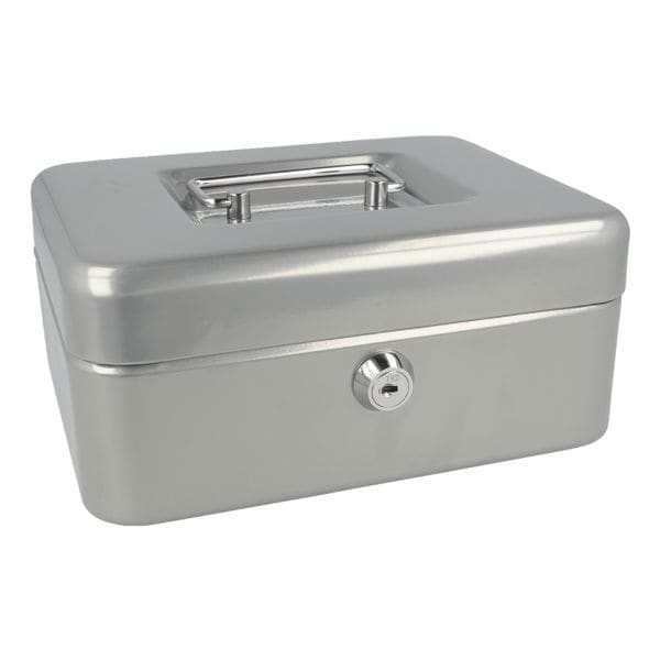 Westcott Geldkassette »E-51001 SILVER« silber, 20x8.9x16.1 cm