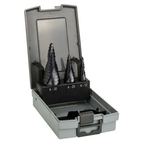 BOSCH 3tlg. Stufenbohrer-Set HSS-AlTiN