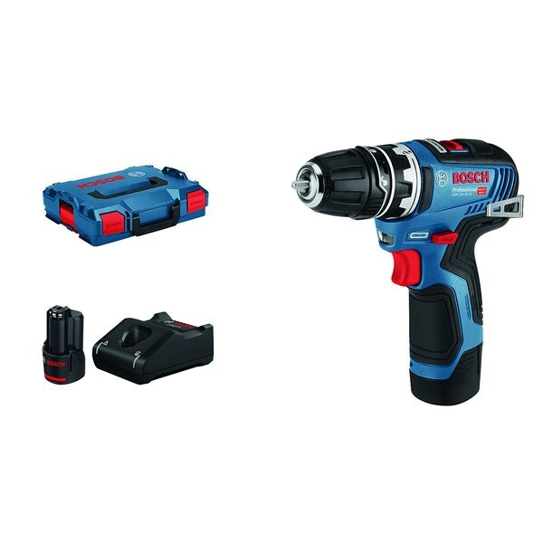 BOSCH Akku-Bohrschrauber GSR 12V-35 FC Professional inkl. Akkus in L-Boxx