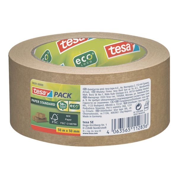 Packband »Papier Standard EcoLogo« 50 mm / 50 m 58291-00000-00