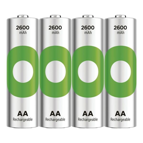 GP Batteries 4er-Pack Akkus »ReCyko+« Mignon / AA / 2600 mAh