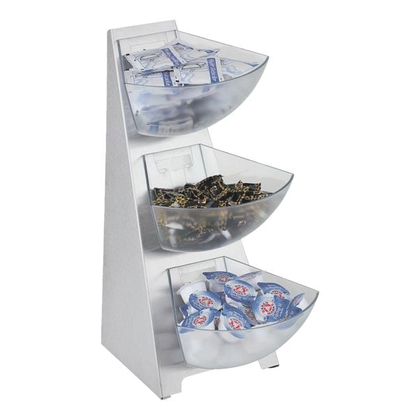 APS Multi Rack - 3-stufig silber, 16x41x21 cm