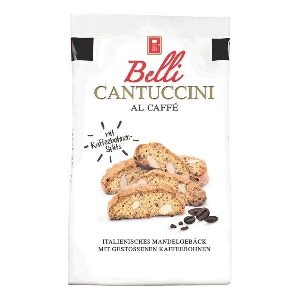 Belli Cantuccini Mandelgebäck »Cantuccini al Caffé« 250 g braun