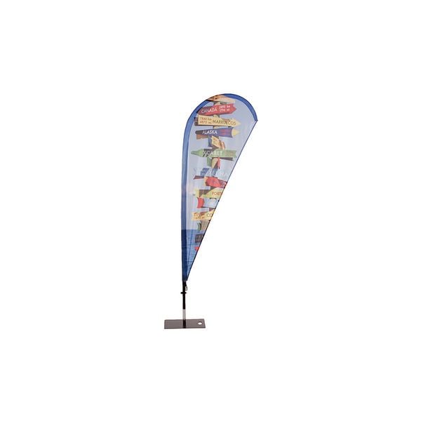 Showdown Displays Fahnenmast »Beachflag Glasfaser Wind/Tropfen S« - Ohne Bezug