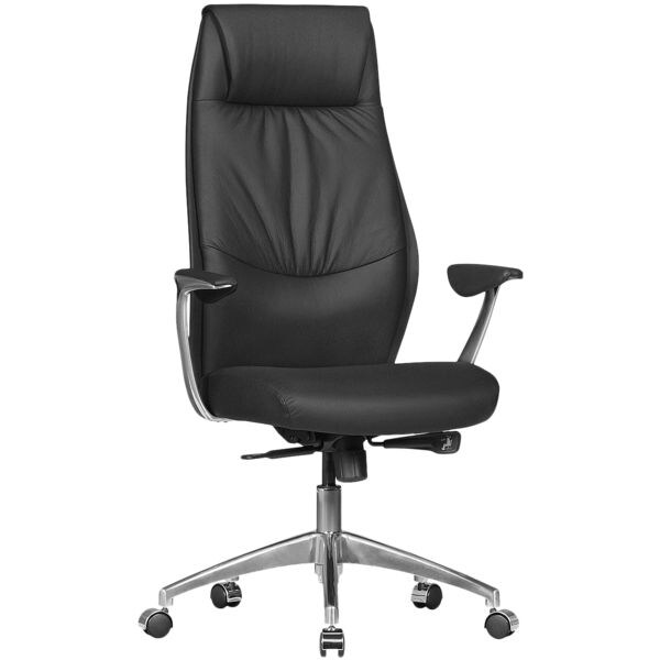 Amstyle Chefsessel Echtleder Schwarz »Oxford 1« Schwarz