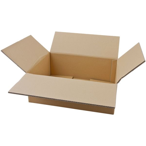 Nestler 20er-Pack Wellpapp-Faltkartons 2-wellig 44,3 x 32,3 x 17,8 cm braun, 44.3x17.8x32.3 cm