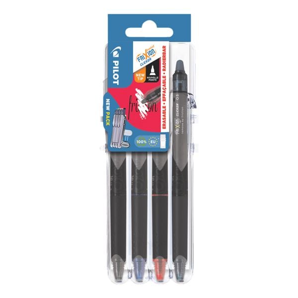 Pilot 4er-Etui Tintenroller »FriXion Point Clicker 0.5« Set2Go