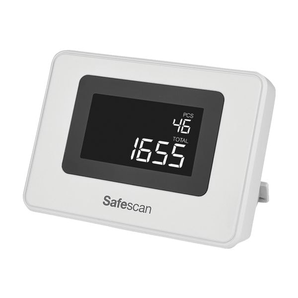 Safescan Externes Display »ED-160« für Banknotenzähler weiß, 10x7.5x1.6 cm - Kunststoff