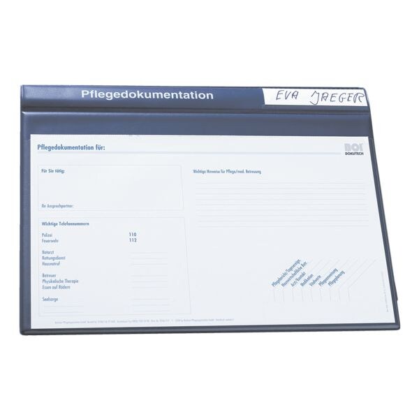 BOI Patienten-Dokumentationsmappe »system-line« blau