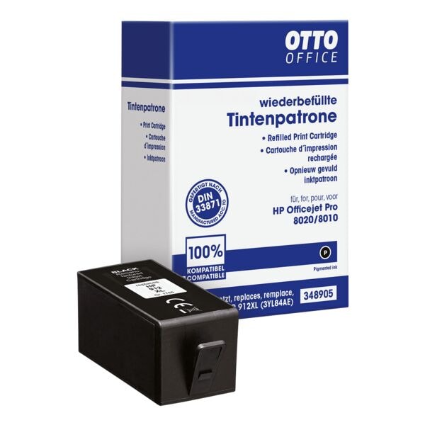 OTTO Office Tintenpatrone ersetzt HP »Nr. 3YL84AE« Nr. 912XL schwarz schwarz